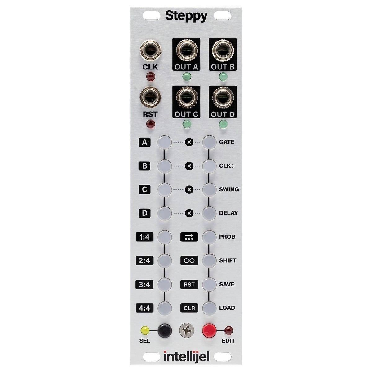 Intellijel Steppy Eurorack Gate Sequencer Module (3U) at Signal Sounds