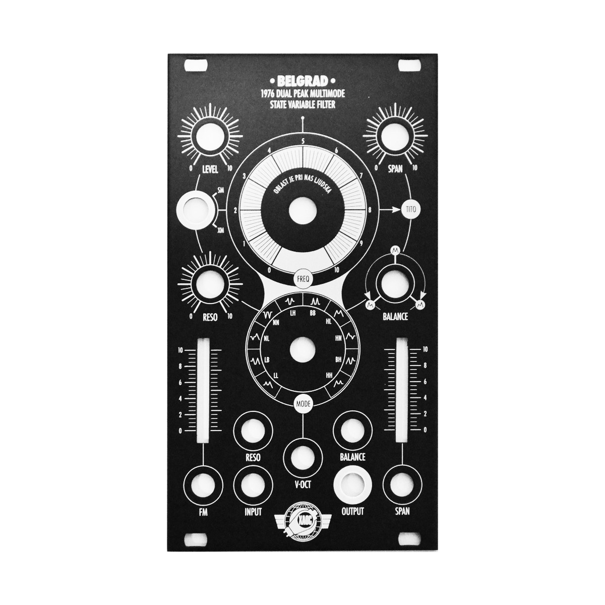 XAOC Devices Replacement Panel - Belgrad Black at Signal Sounds