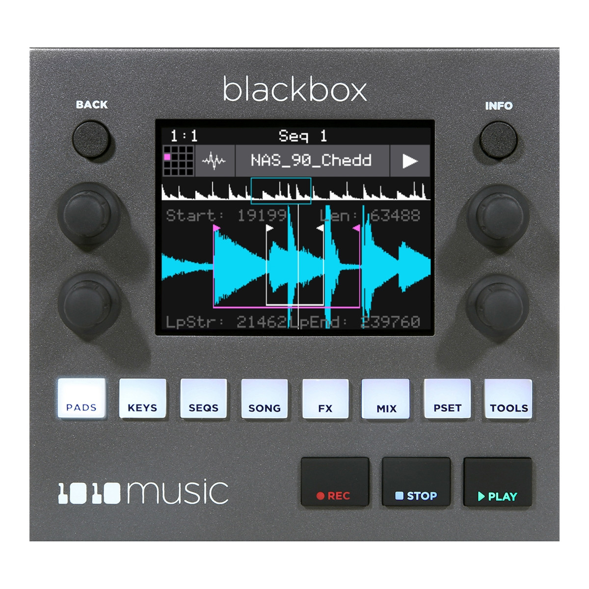 1010 Music BlackBox Tabletop Touchscreen Sampler at Signal Sounds