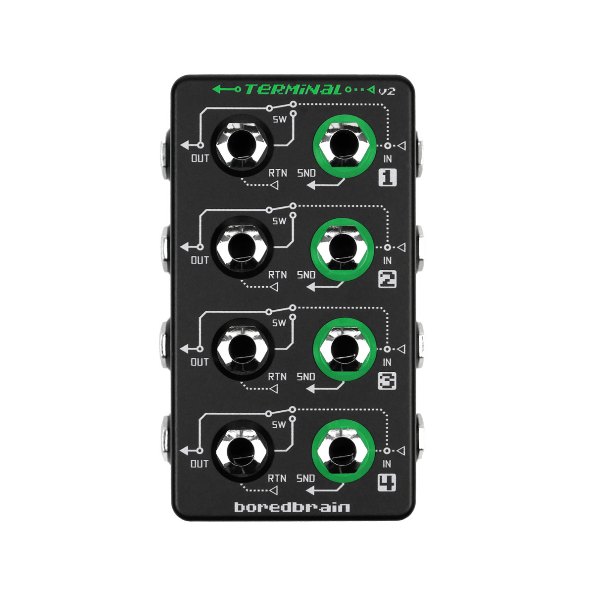 Boredbrain Music EQx5 5バンド イコライザー ユーロラック