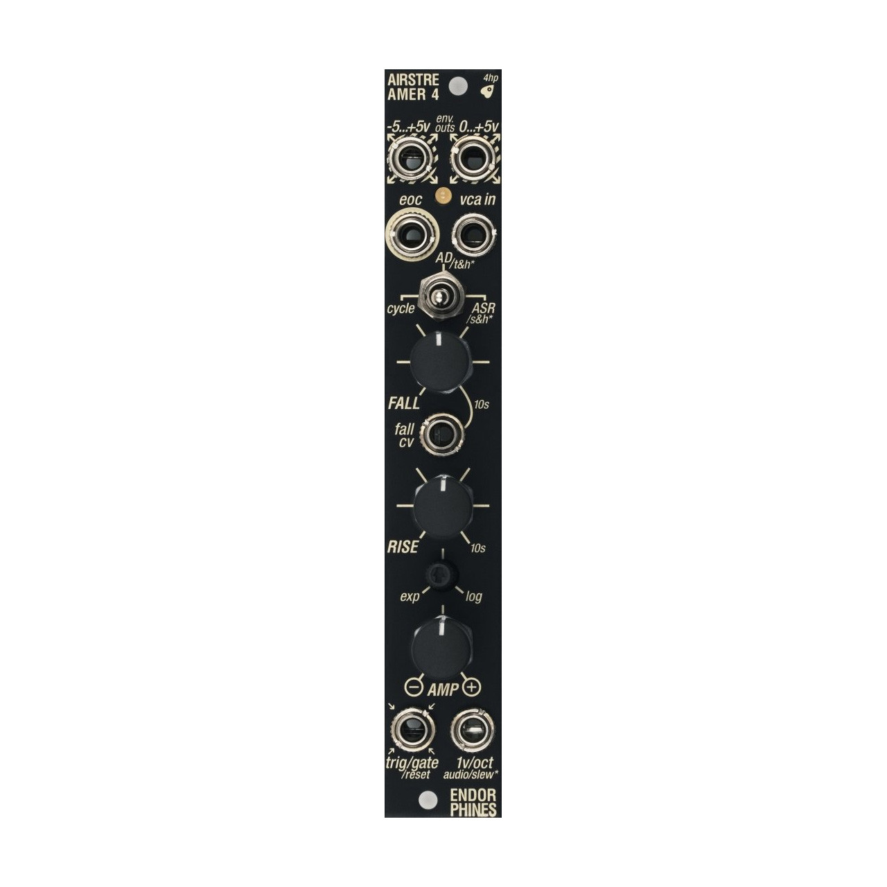 Endorphin.es Airstreamer 4 Eurorack Envelope Generator Module (Black) main image
