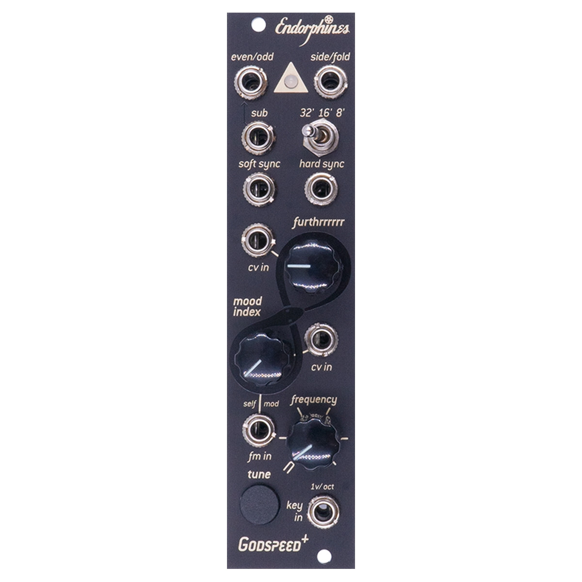 Endorphin.es Godspeed オシレーターモジュール Endorphin.es Godspeed+ Eurorack Oscillator Module (Black) at