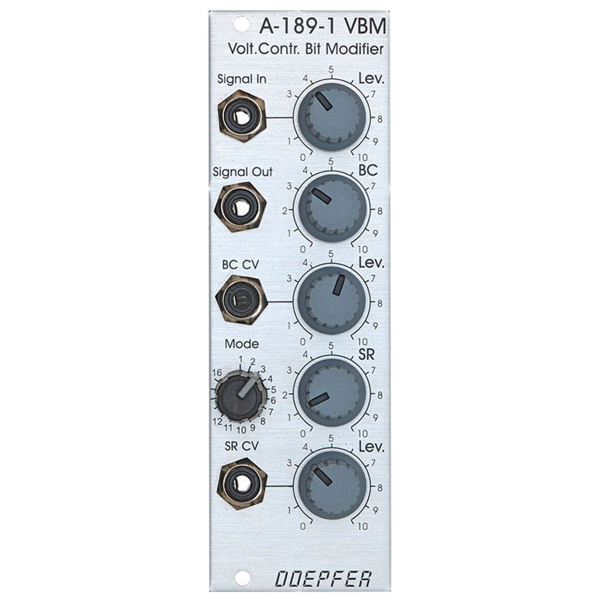Doepfer A-189-1 Eurorack VC Bit Modifier Module - Signal Sounds