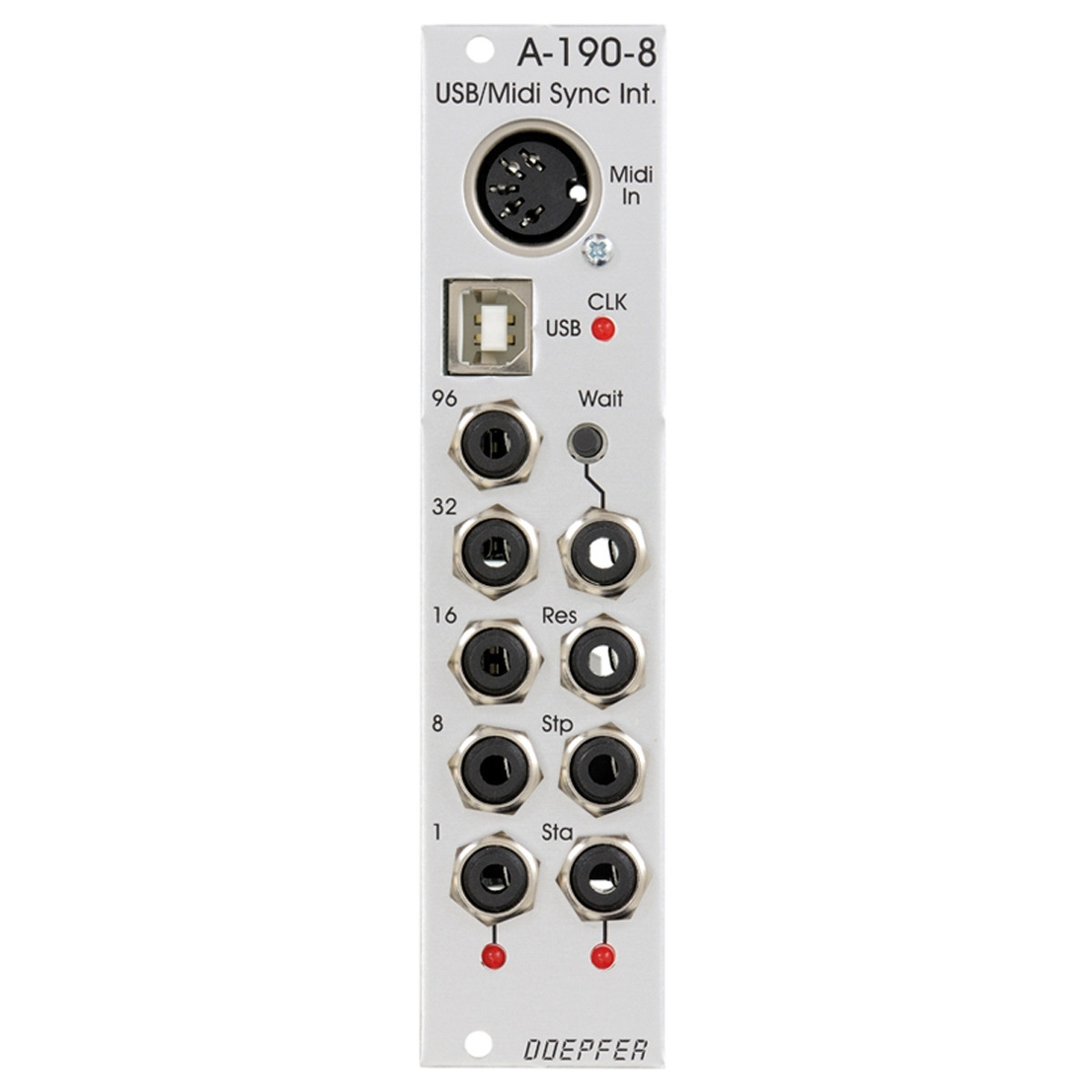Doepfer A-190-8 Eurorack USB/MIDI to Sync Module at Signal Sounds