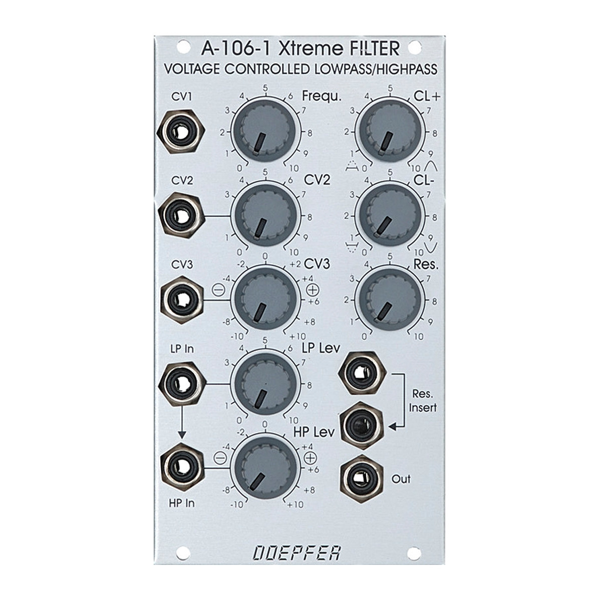 Doepfer A-106-1 X-Treme Eurorack Filter Module (Korg MS-20) at