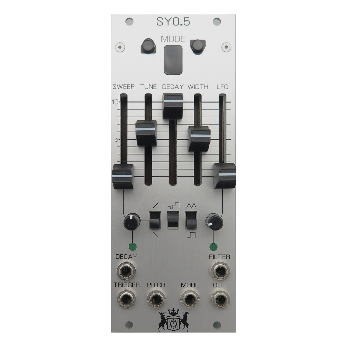 Michigan Synth Works SY0.5 Eurorack Percussion Module (Silver) at