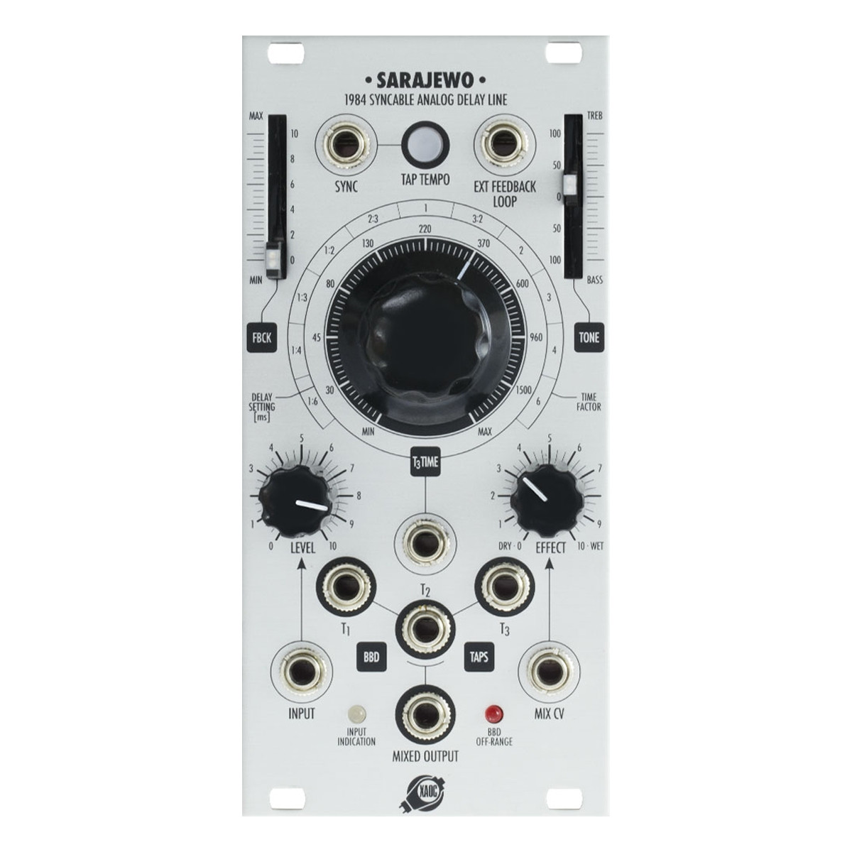 XAOC Devices Sarajewo Eurorack Analogue Delay Module at Signal Sounds