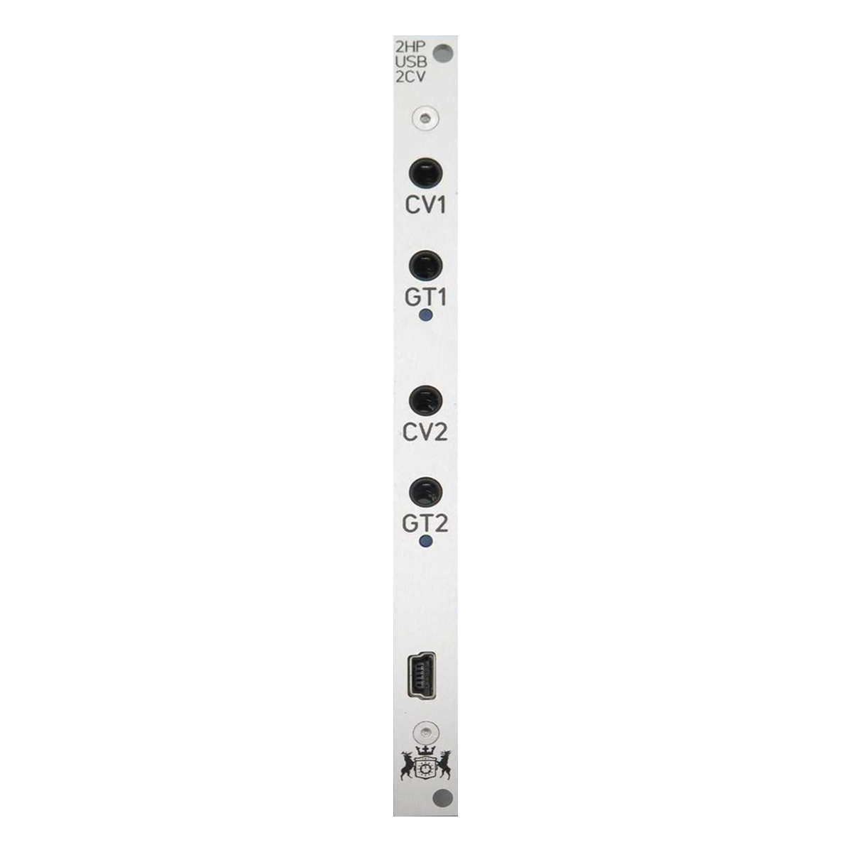 Michigan Synth Works 2HP2CV Eurorack USB MIDI - CV Module (Silver