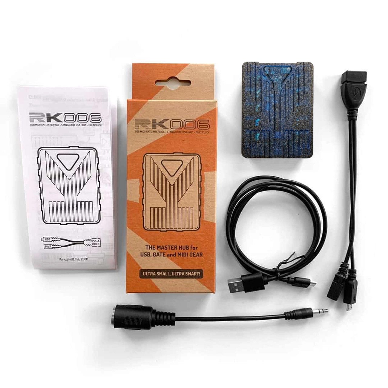 Retrokits RK-006 Portable USB MIDI/Gate Hub & Cable Bundle main image