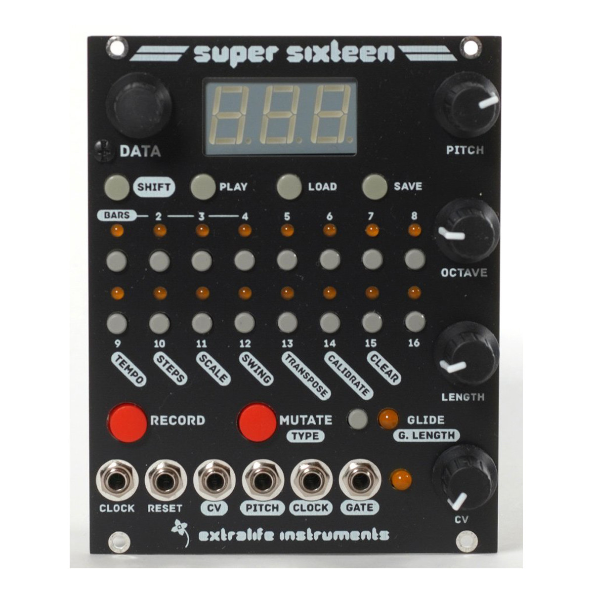Extralife Instruments Super Sixteen Eurorack Sequencer Module