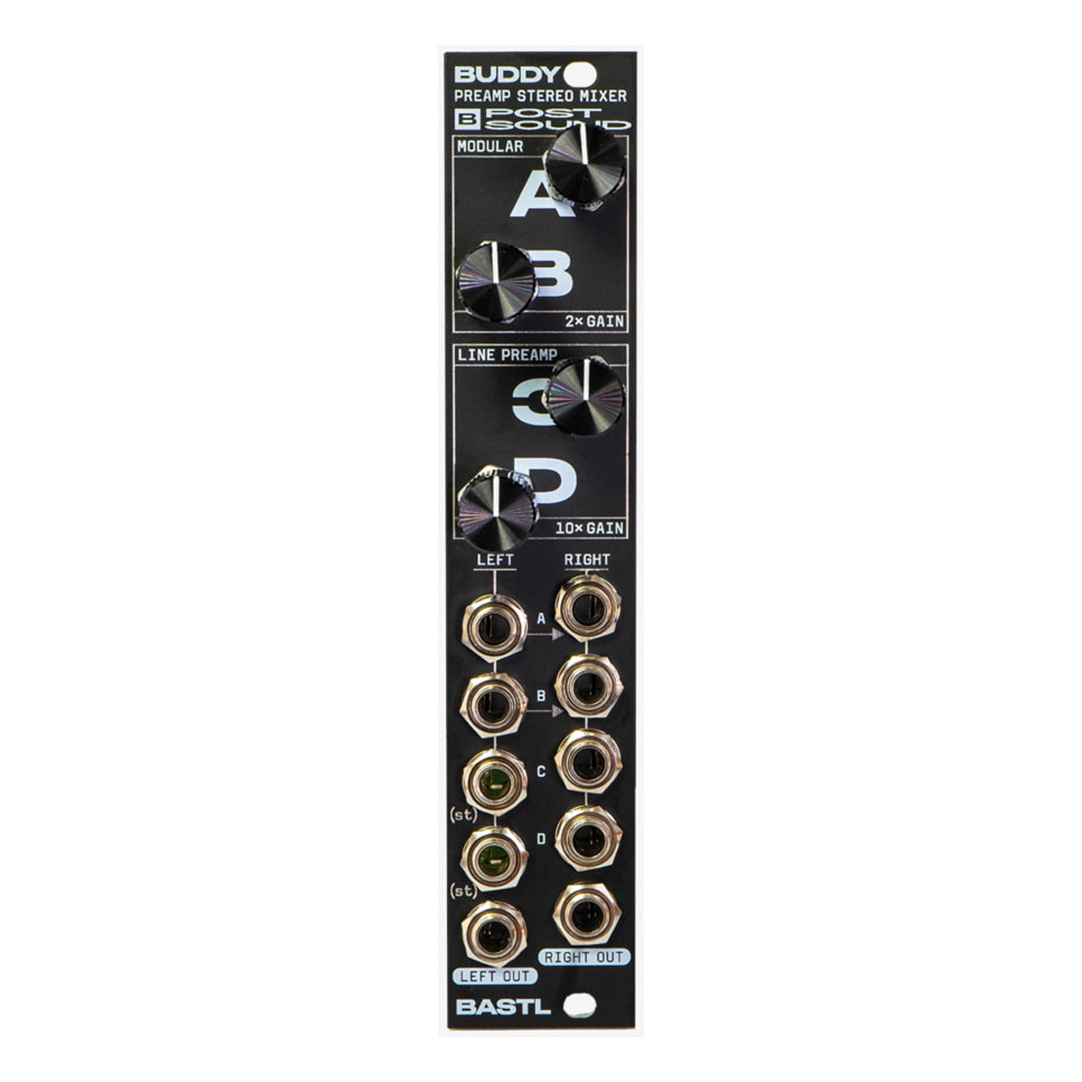 鍵盤楽器 Bastl Instruments Buddy Bastl Instruments Buddy Eurorack Preamp & Mixer Module at Signal
