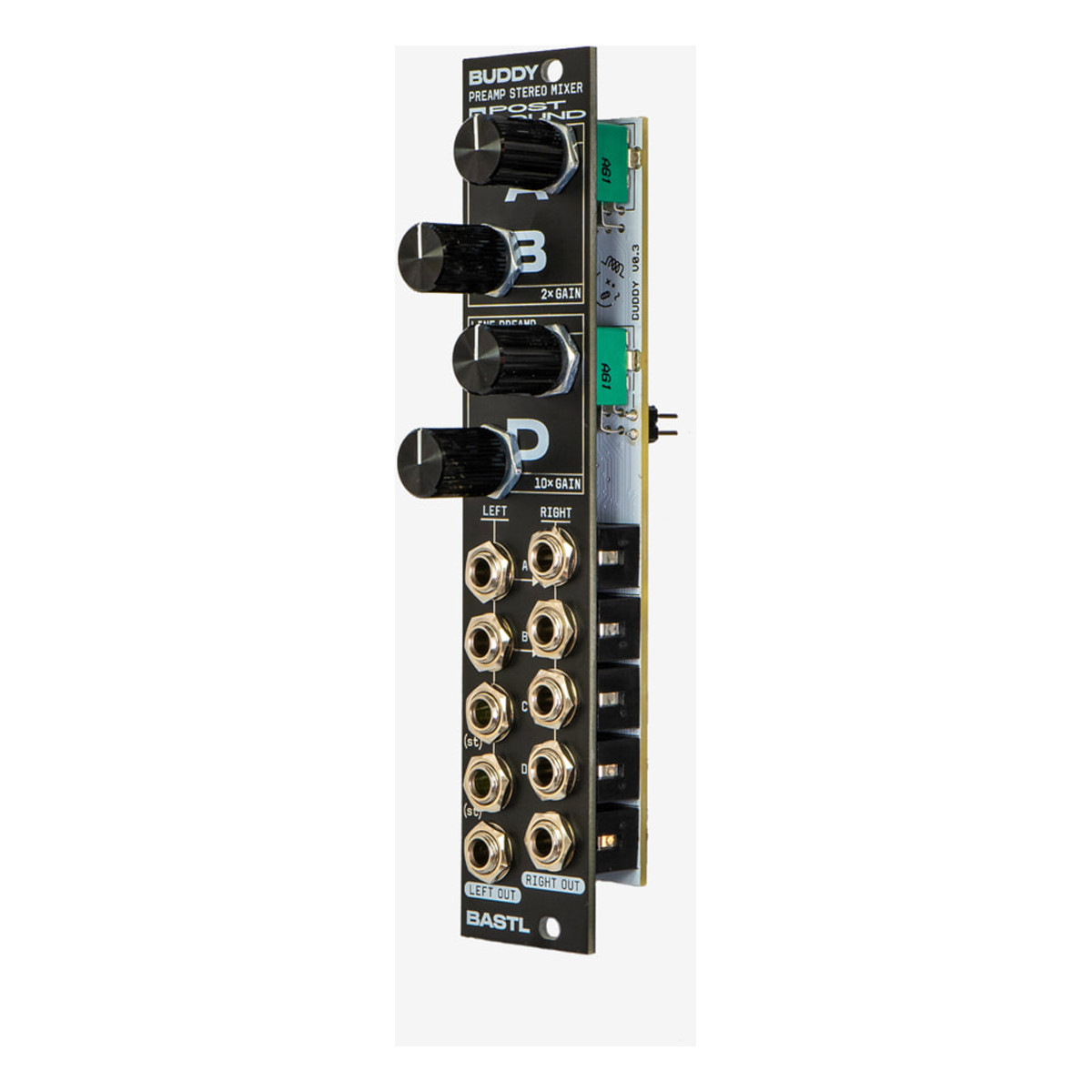 鍵盤楽器 Bastl Instruments Buddy Bastl Instruments Buddy Eurorack Preamp & Mixer Module at Signal