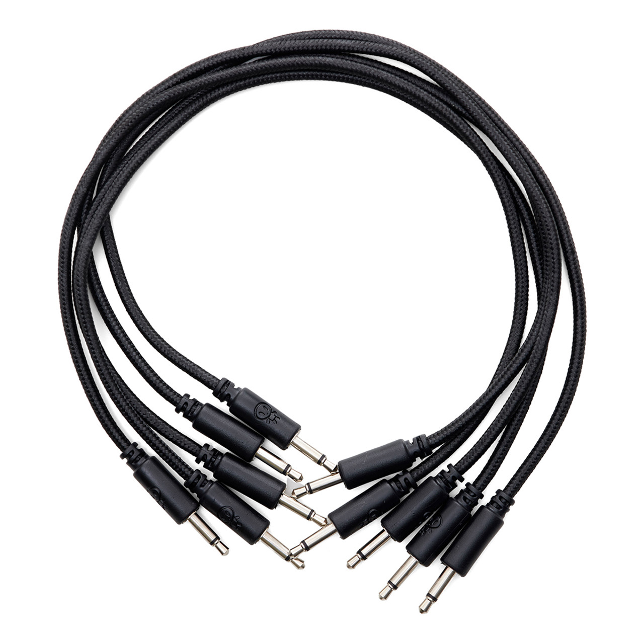 Erica Synths Eurorack Patch Cables (30cm Black Braided x 5) main image