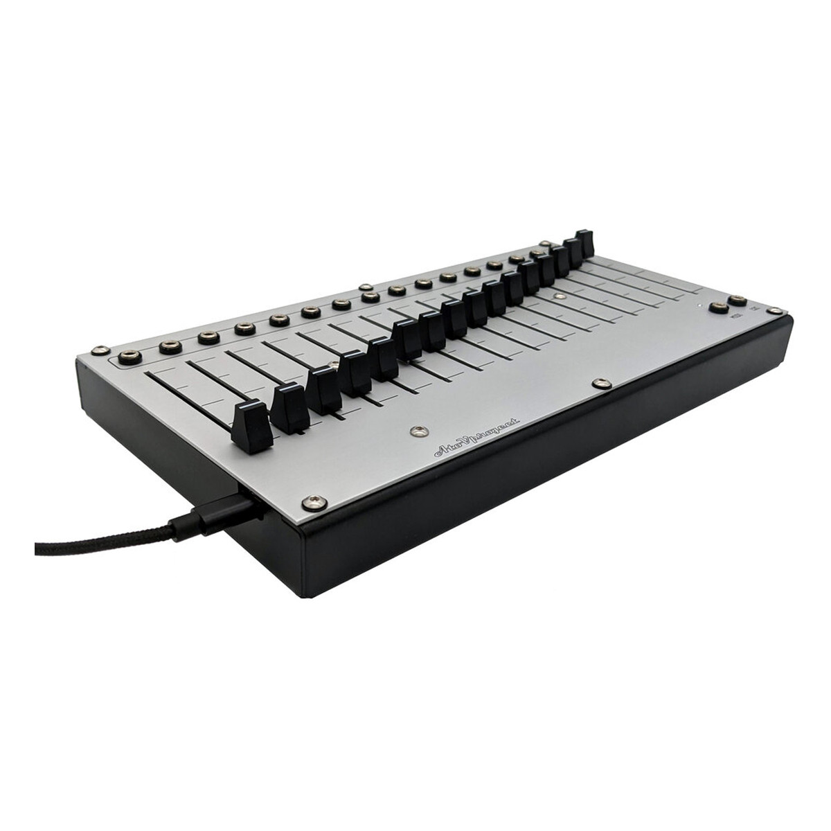 AtoV Project 16n Faderbank MIDI & CV Controller (Silver) at Signal