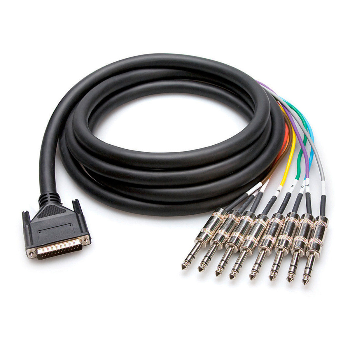 タイムセール HOSA ホサ DTP802 ケーブル DB25 新品 Hosa DTP-802 8 Way Loom - DB25 to 8 x 1/4