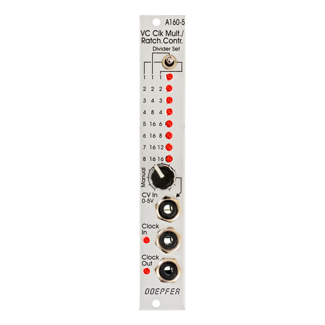 Doepfer A-160/A-161 モジュラーシンセ Doepfer A-160 Clock DividerとA-161 Clock Sequencerのセット