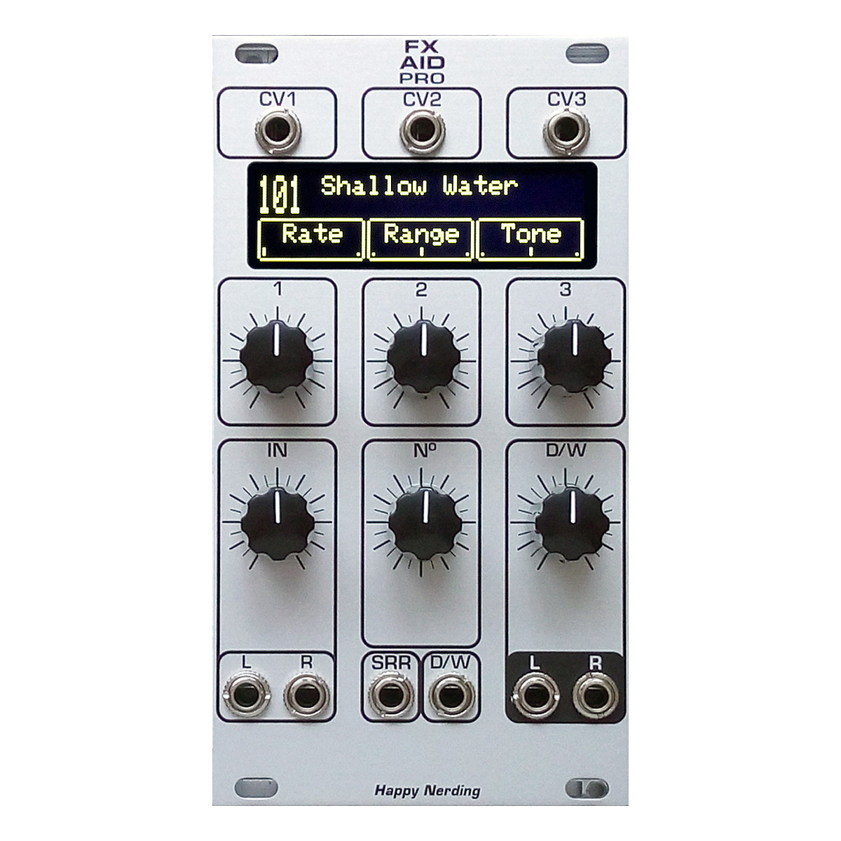 Happy Nerding FX Aid Pro Eurorack Effects Module (Silver) at