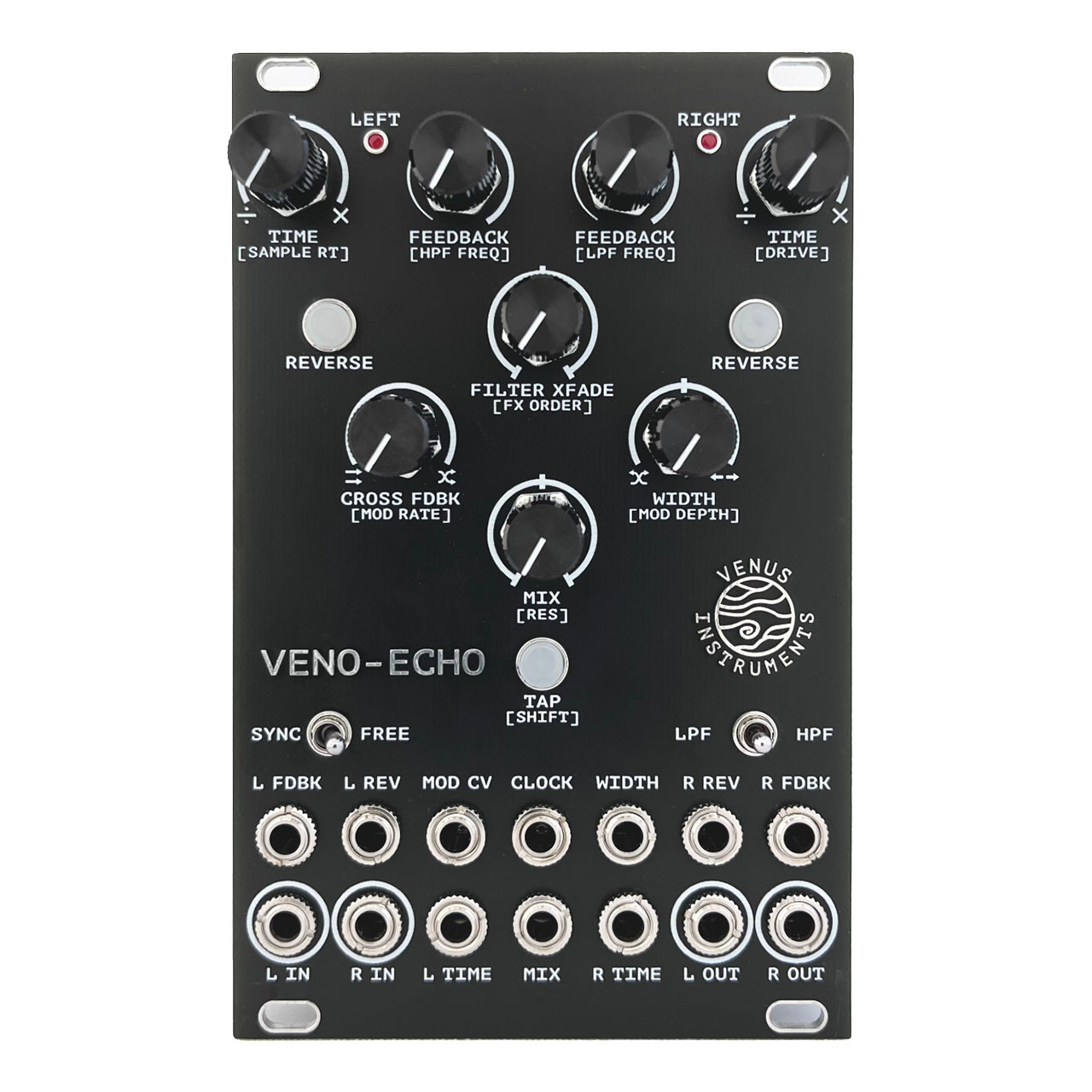 Venus Instruments Veno Echo Stereo Delay Eurorack Module at Signal