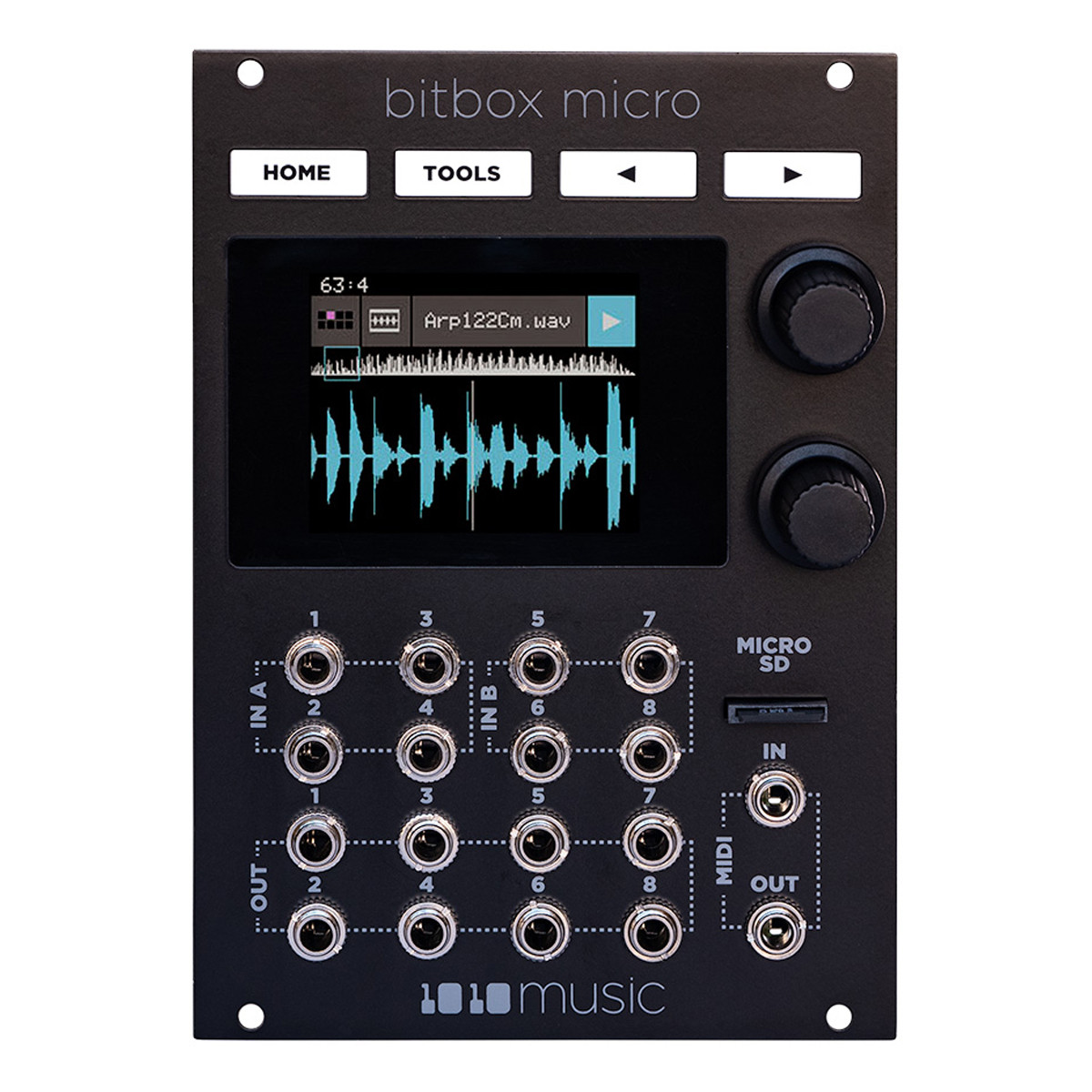 1010 Music BitBox Micro Eurorack Sampler Module (Black) at Signal