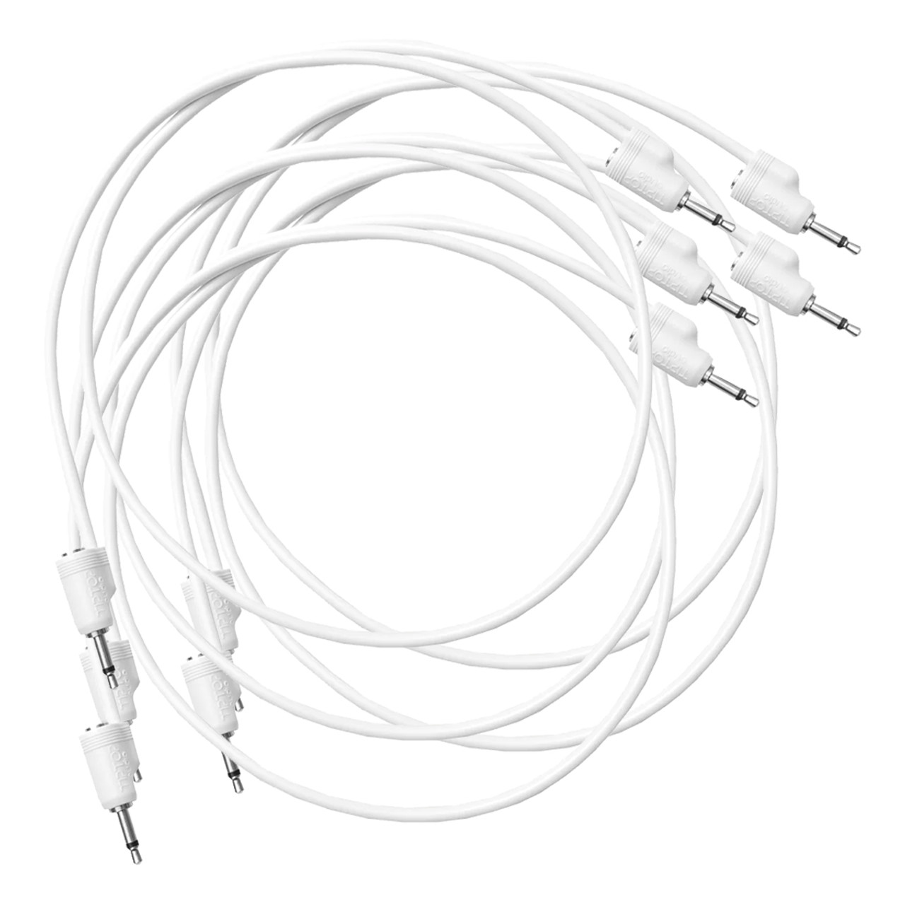 TipTop Audio Stackcable MultiPack Eurorack Patch Cable (90cm White x5) main image