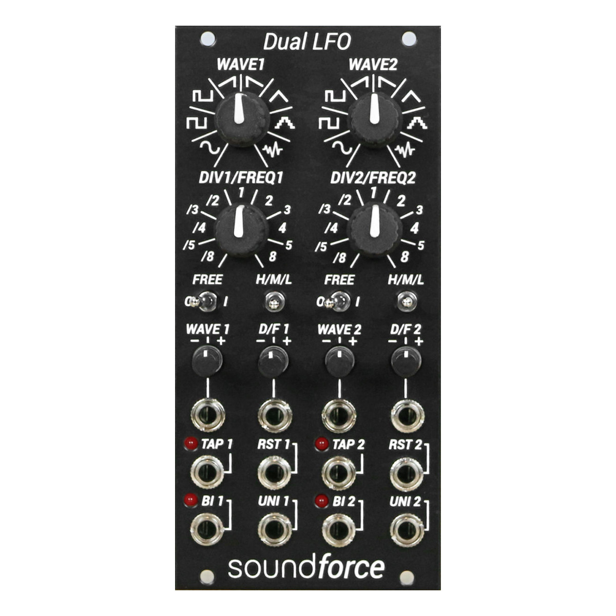 SoundForce Dual LFO Eurorack Module at Signal Sounds