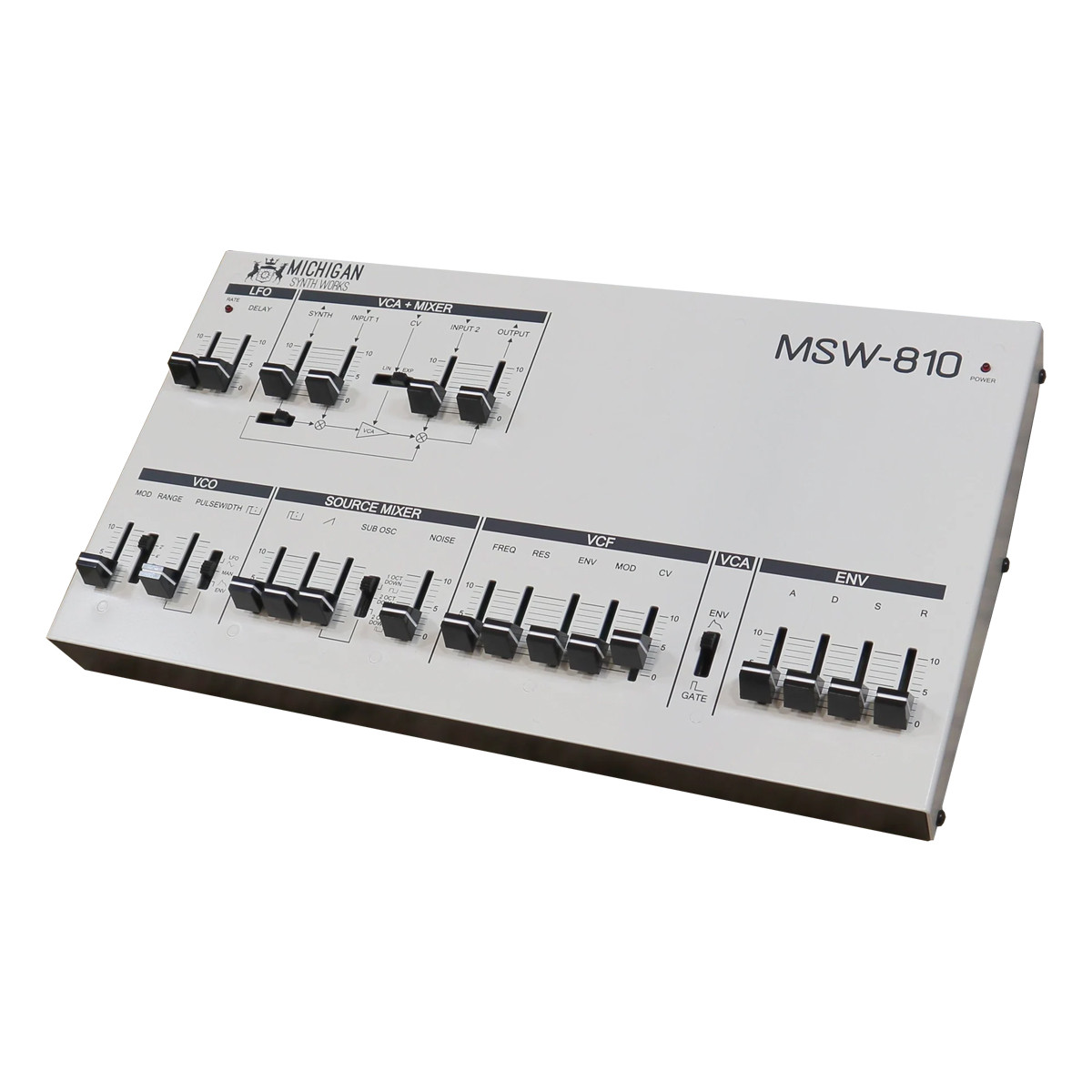 Michigan Synth Works MSW-810M Analogue Desktop Mono Synth (USB