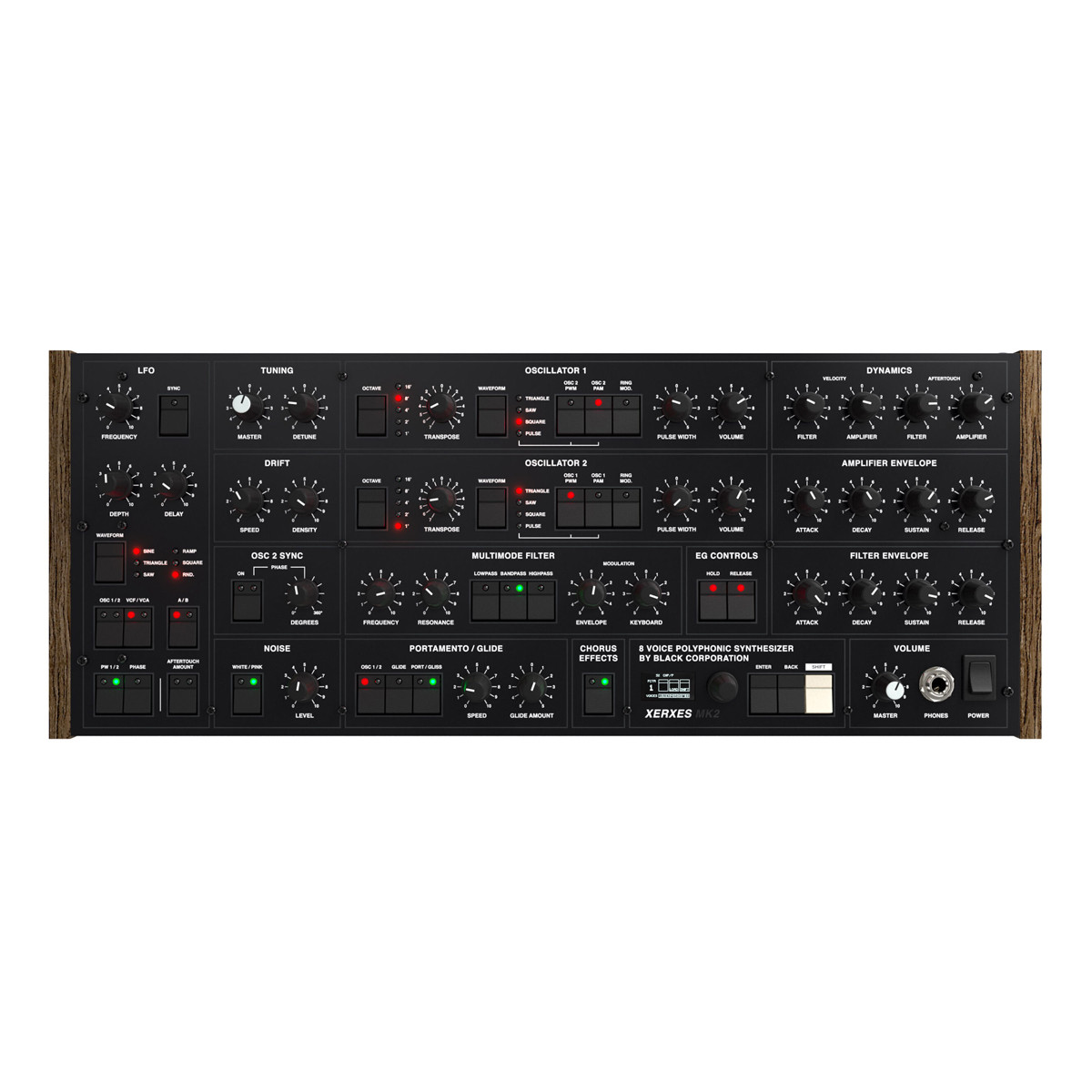Black Corporation XERXES MKII Polyphonic Analogue Synthesizer