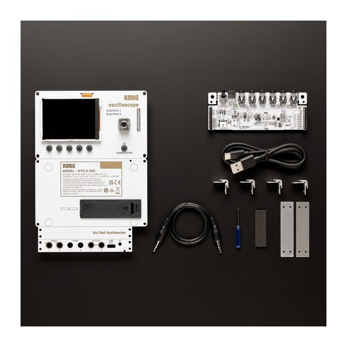Korg Nu:Tekt NTS-2 Desktop 4 Channel Oscilloscope Kit at Signal Sounds