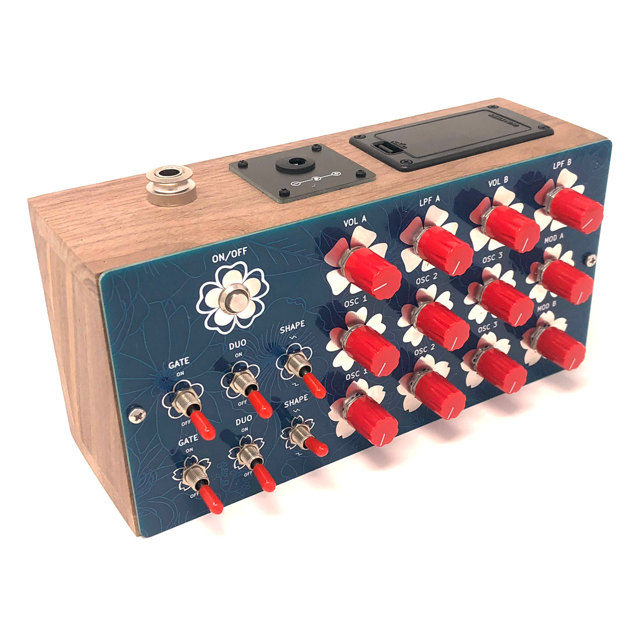 Jeanie Hana Desktop Drone Synthesizer (Red + Blue) image 2