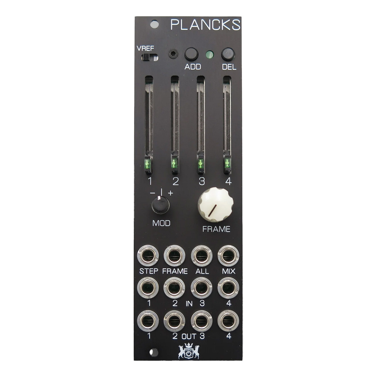 Michigan Synth Works Plancks II Eurorack Mixer module (Black) at