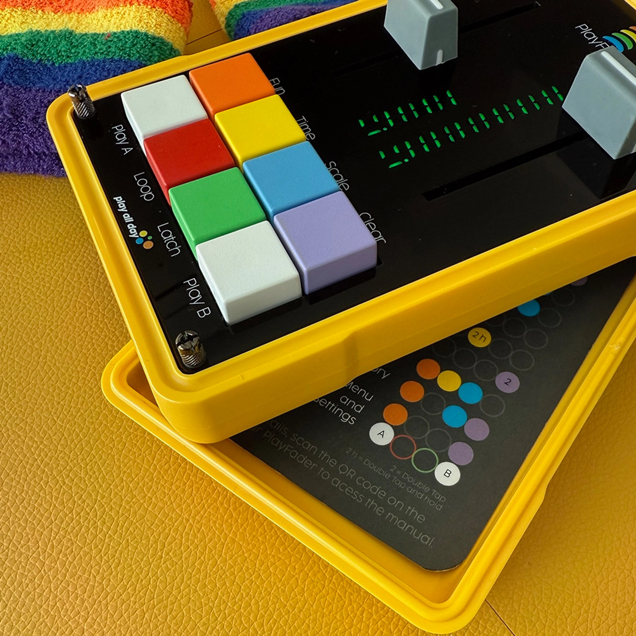 Play All Day PlayFader Portable Sequencer (Yellow) image 2