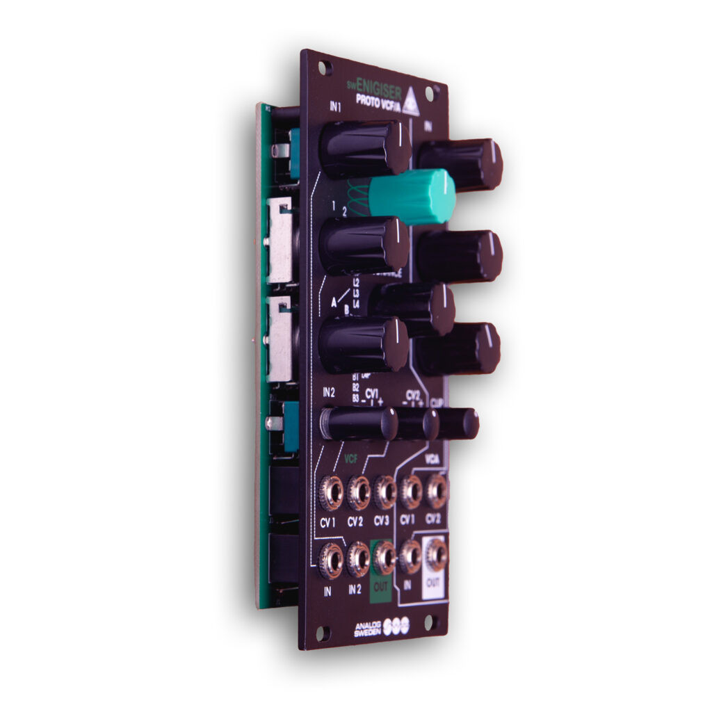 Analog Sweden SWEnigiser Proto VCFA Eurorack Filter Module (Black