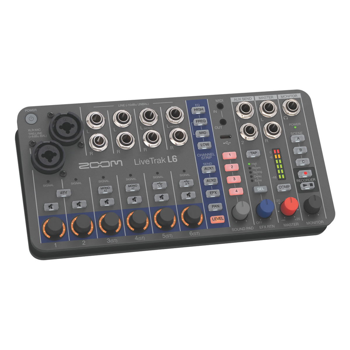 Zoom LiveTrak L6 Mixer & Digital Audio Recorder at Signal Sounds