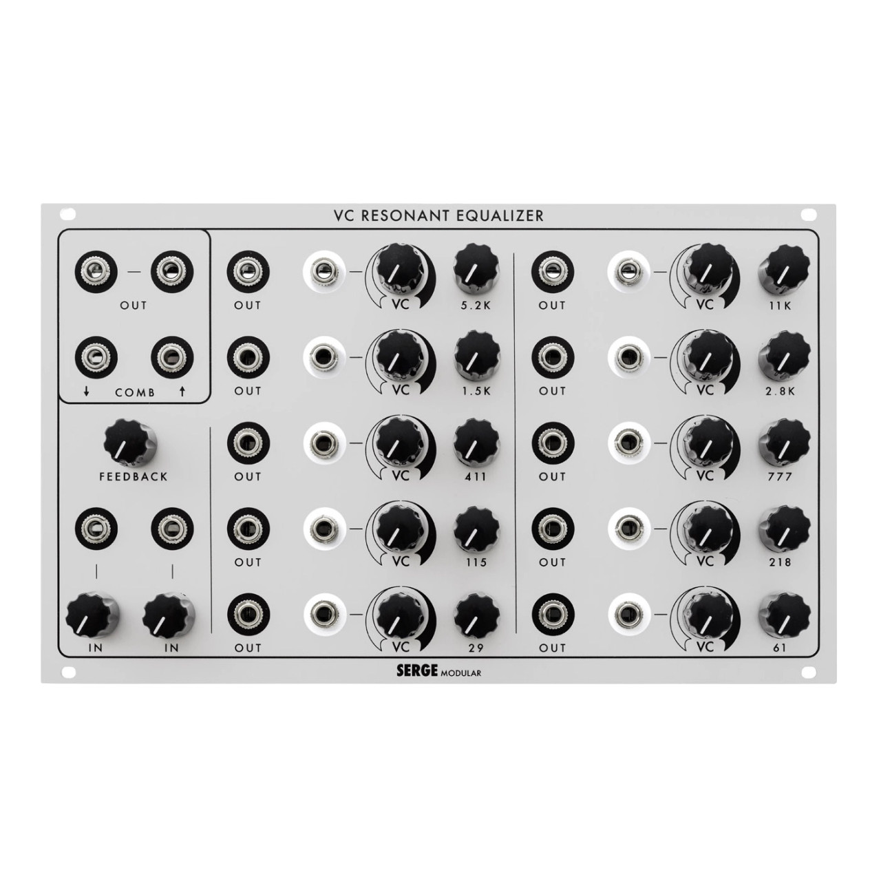 鍵盤楽器 Random Source RESEQ Vintage Styroflex Random Source Serge VC Resonant EQ Eurorack Module (VC RESEQ) at