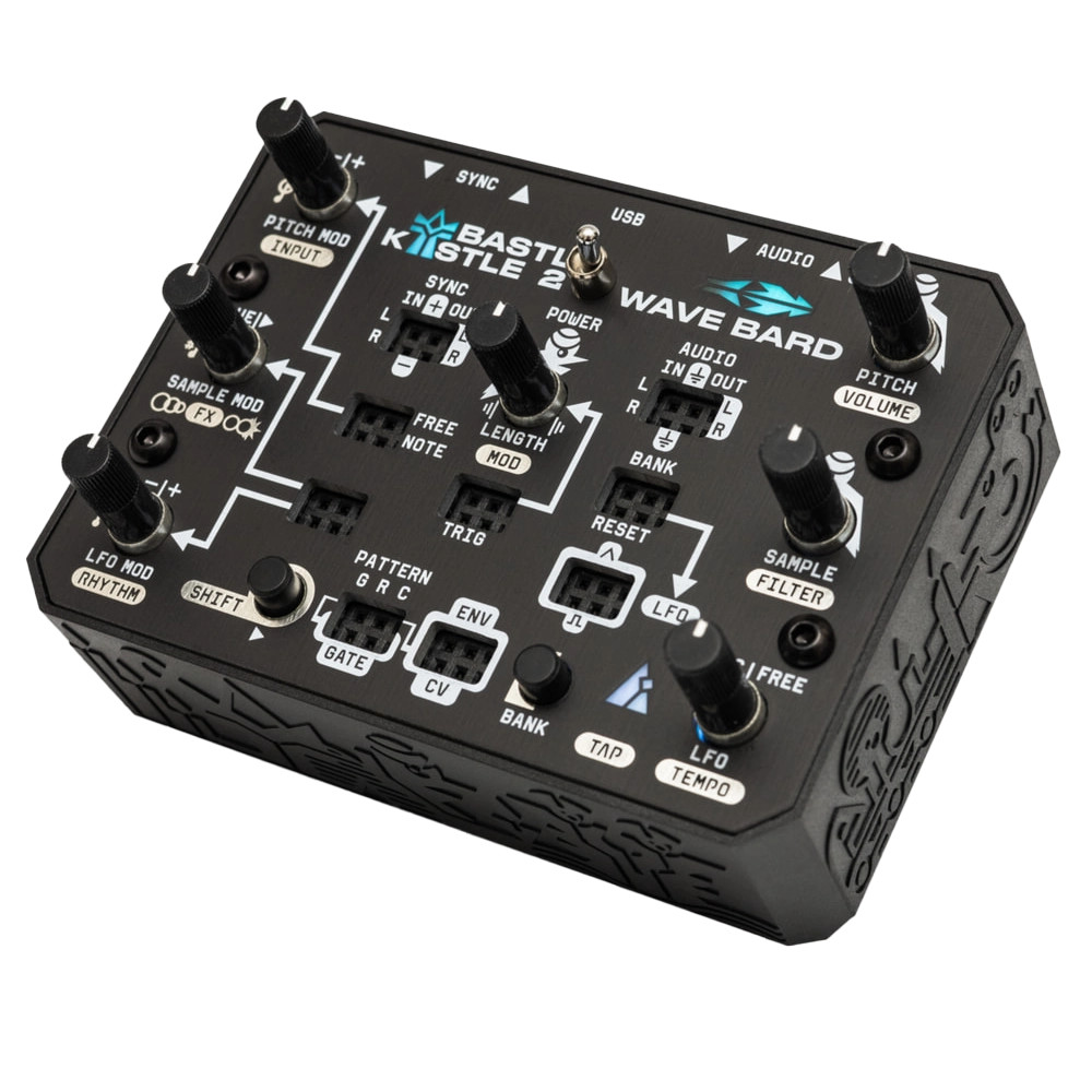 鍵盤楽器 Bastl Instruments KASTLE 2 WAVE BARD Bastl Instruments Kastle 2 Wave Bard Compact Sample Player at