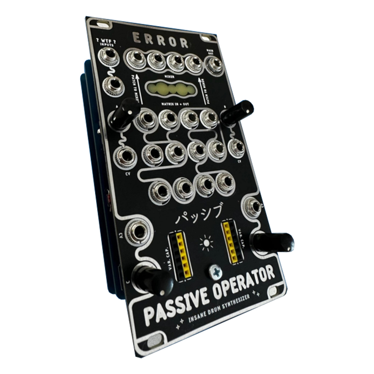 Error Instruments Passive Operator Eurorack Drum Synth Module (Black) main image