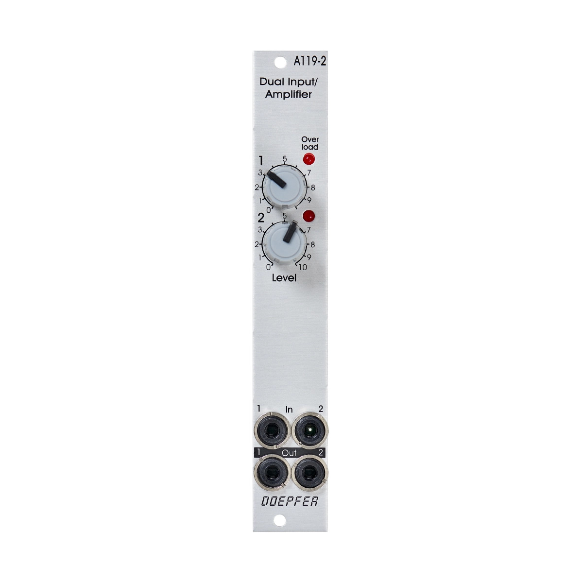 【ほぼ未使用】Doepfer A-119 External Input Doepfer A-119-2 Dual External Input/Amp Eurorack Module at Signal