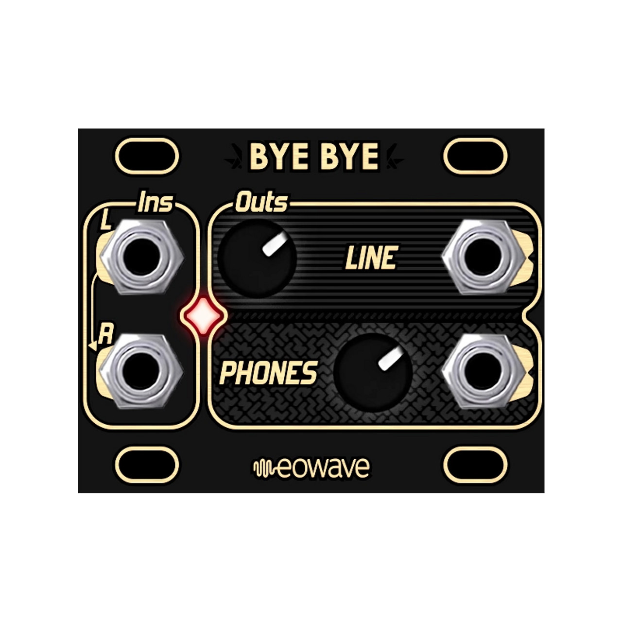 Eowave Bye Bye Eurorack Audio Output 1U Module main image