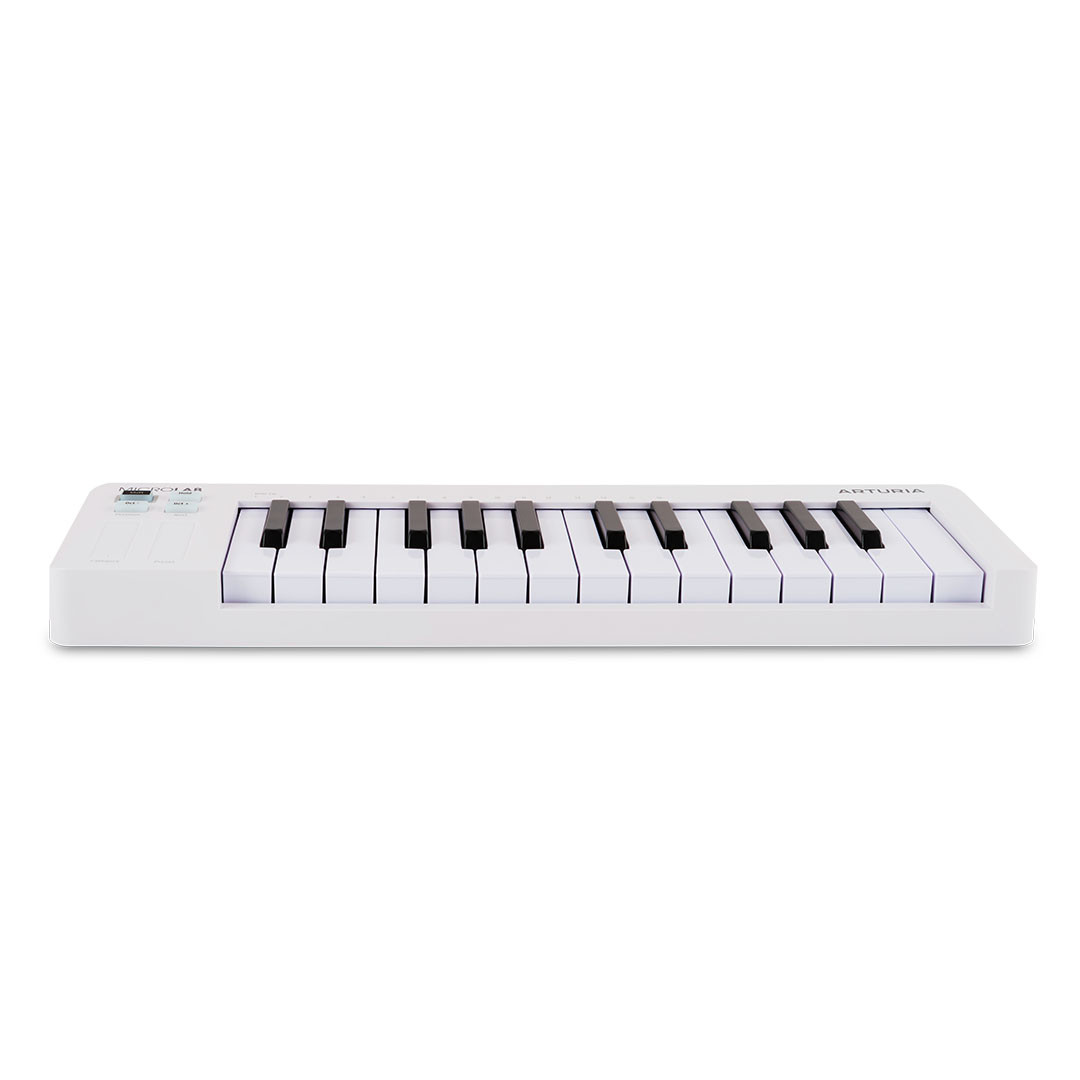 Arturia MicroLab Mk3 MIDI Controller Keyboard (White) image 2