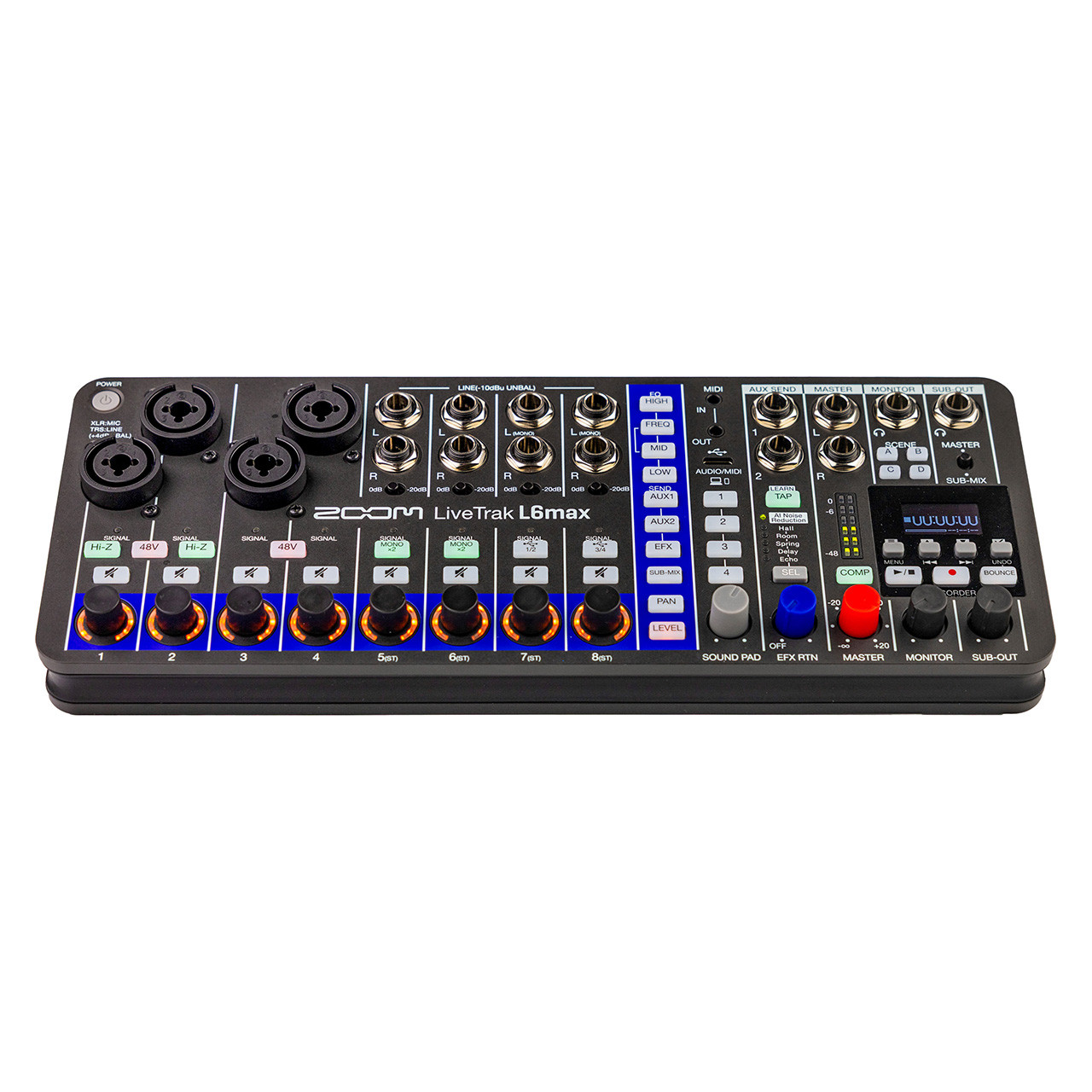 ミュージック SION MUSIC INDEX Hi-Vision PREMIUM LIVE Zoom LiveTrak L6max Mixer & Digital Audio Recorder at Signal Sounds