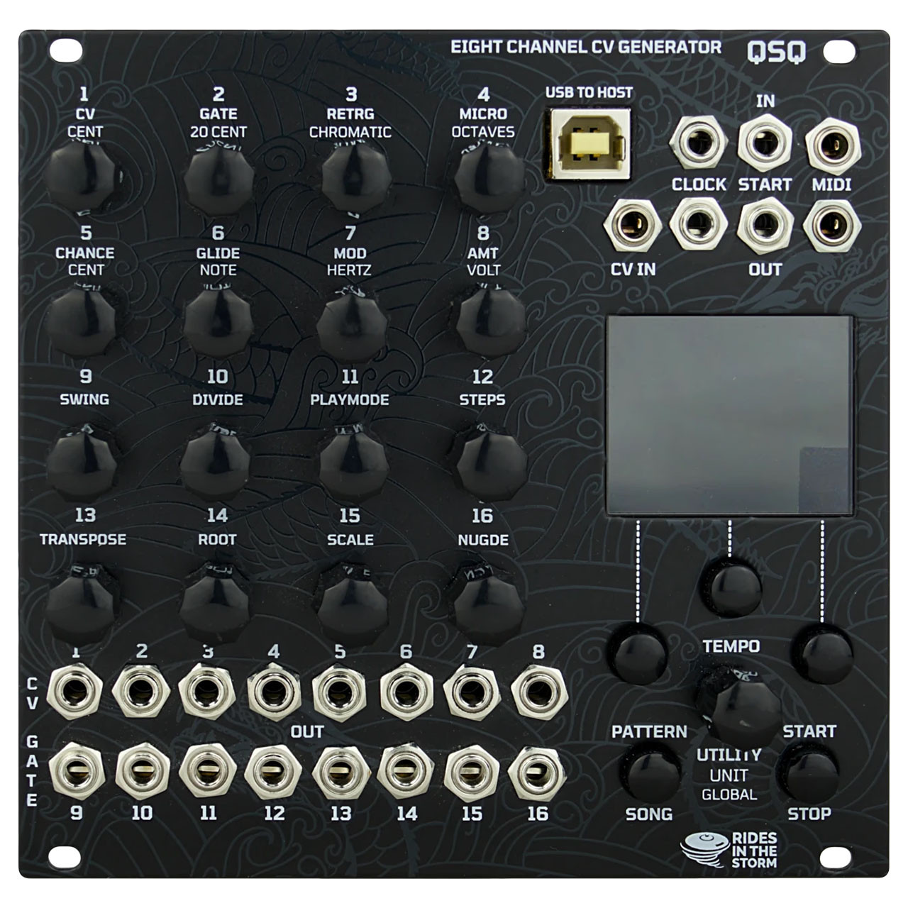 Rides In The Storm QSQ Eurorack Sequencer Module main image