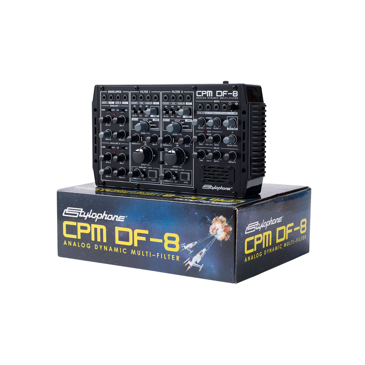 Stylophone CPM DF-8 アナログ・ダイナミック・マルチフィルター Amazon | 【総代理店】 スタイロフォン DF-8 アナログ マルチ