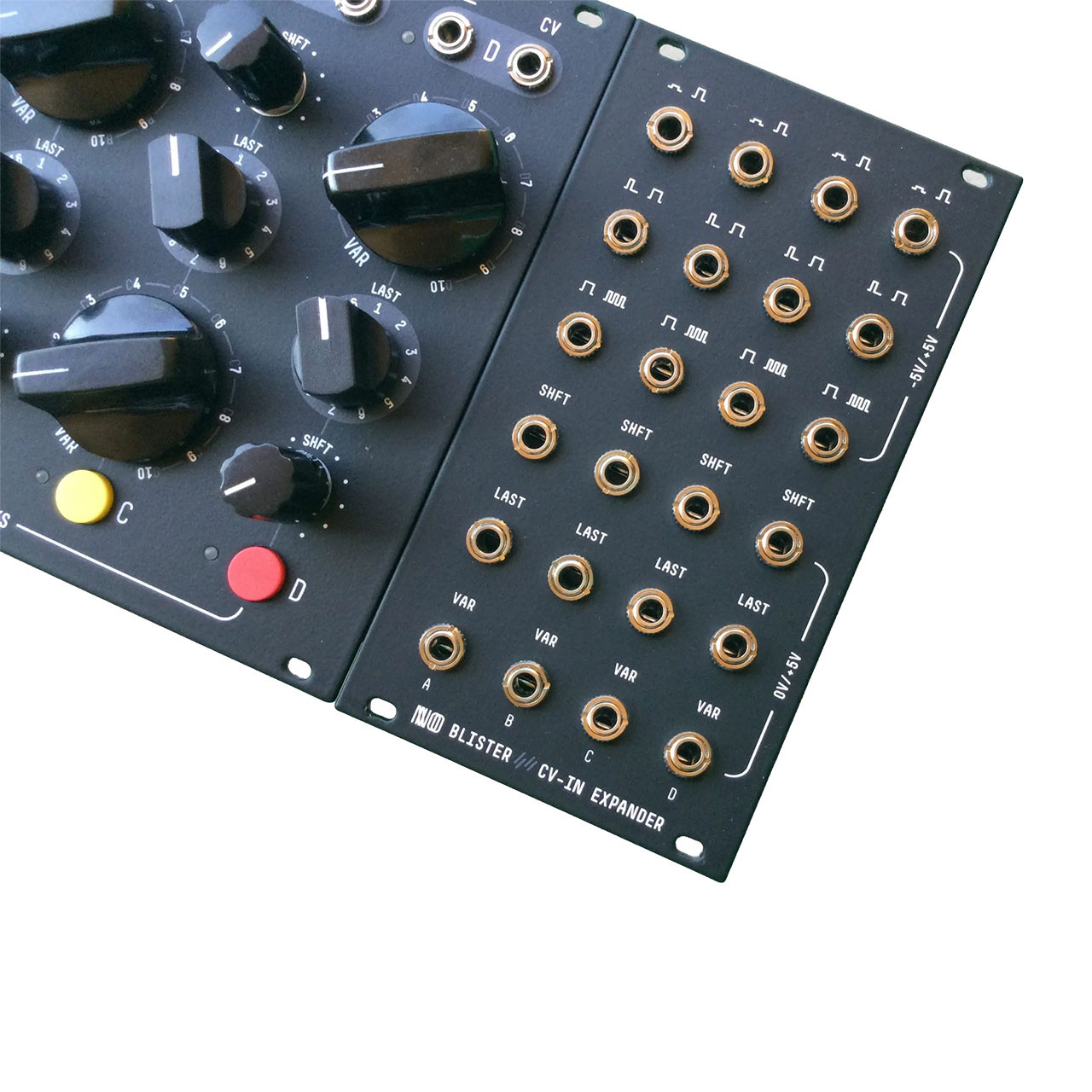 Nono Modular Blister Eurorack CV In Expansion Module (Major Tom) (Black) image 2