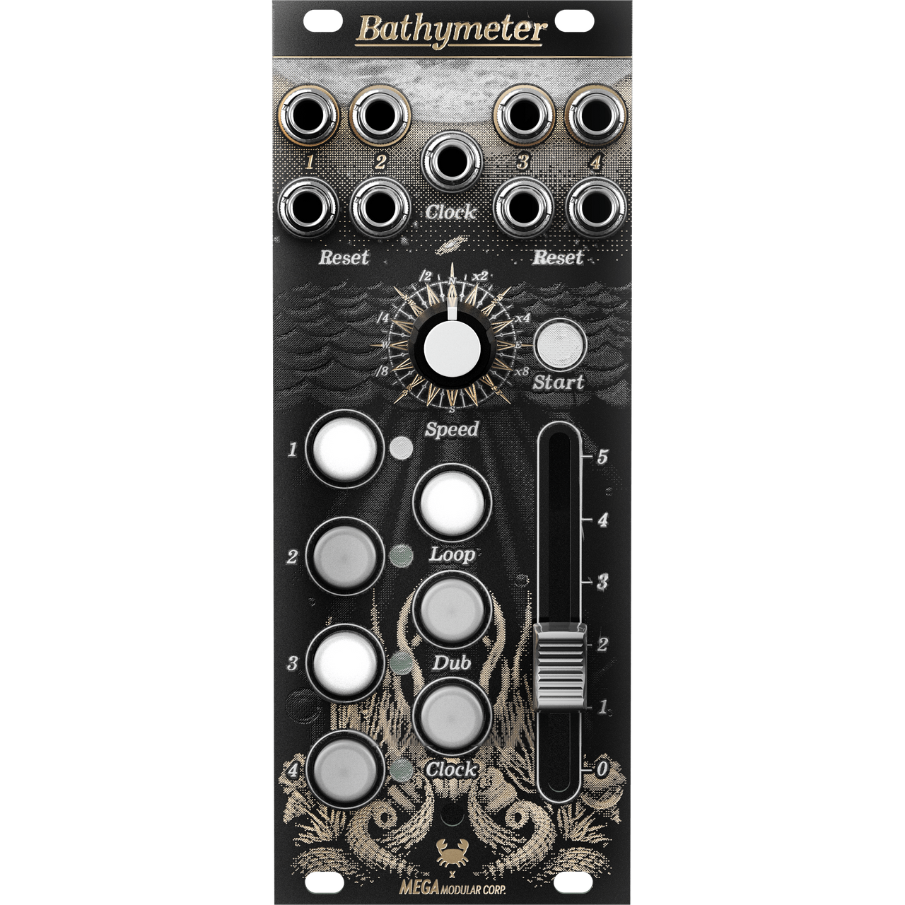 Mega Modular Corp Bathymeter Eurorack CV Recorder Module main image