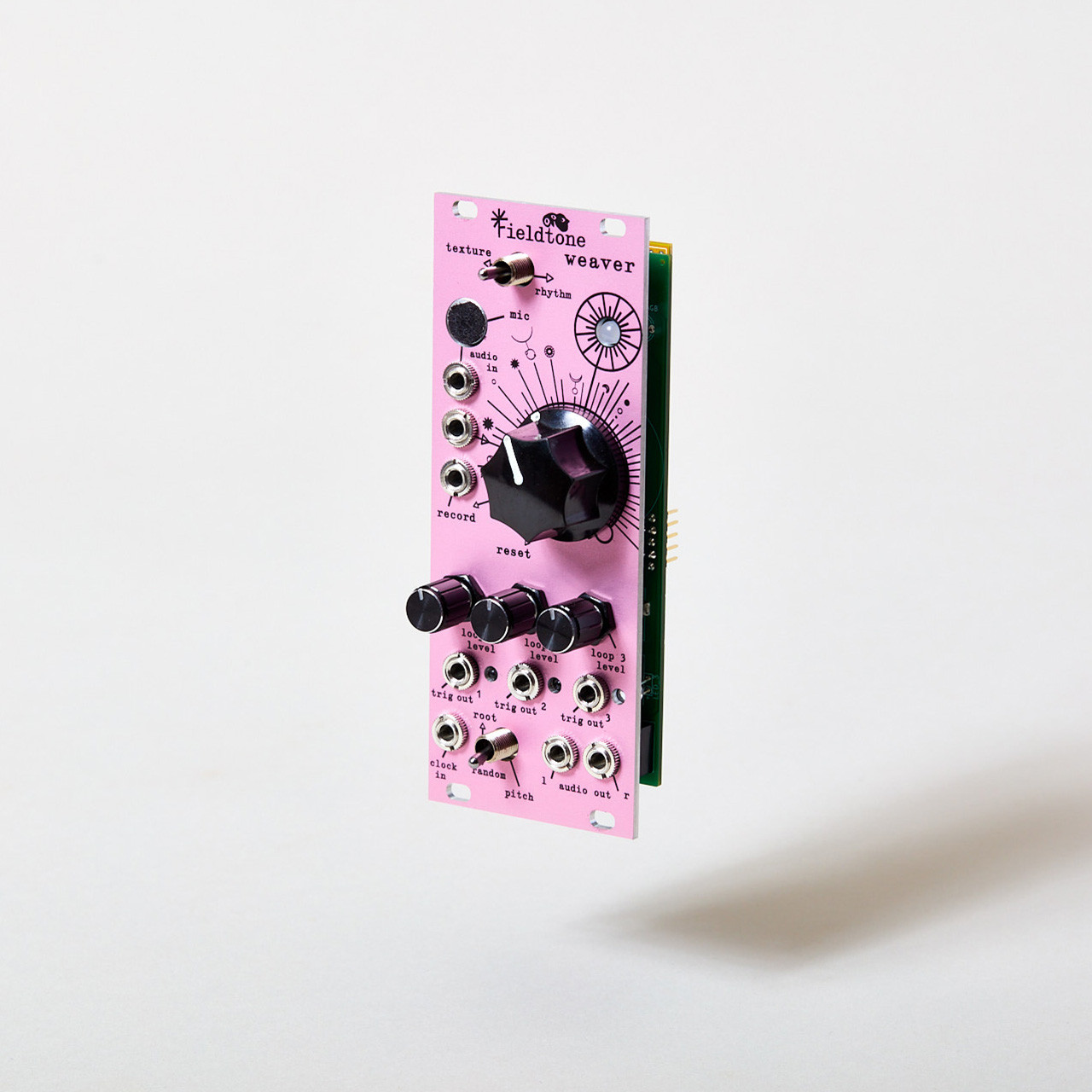 Fieldtone Weaver Eurorack Sampler Module (Dusty Pink) image 2