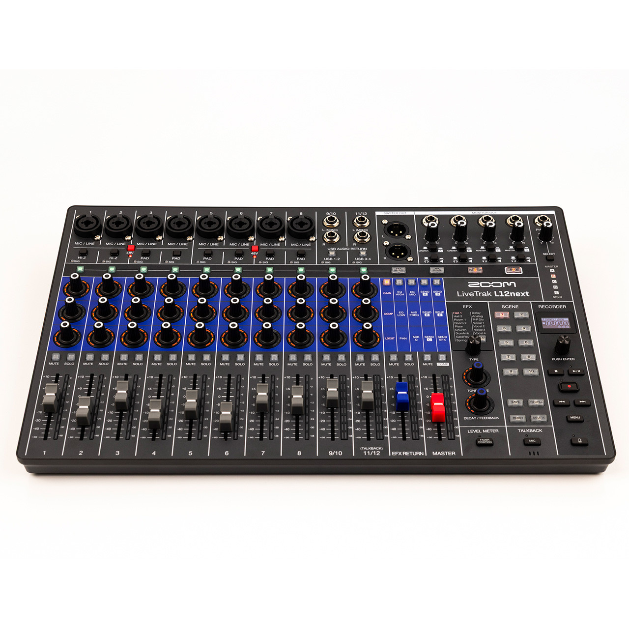 Zoom LiveTrak L12 Next Digital Mixer & Audio Recorder image 2