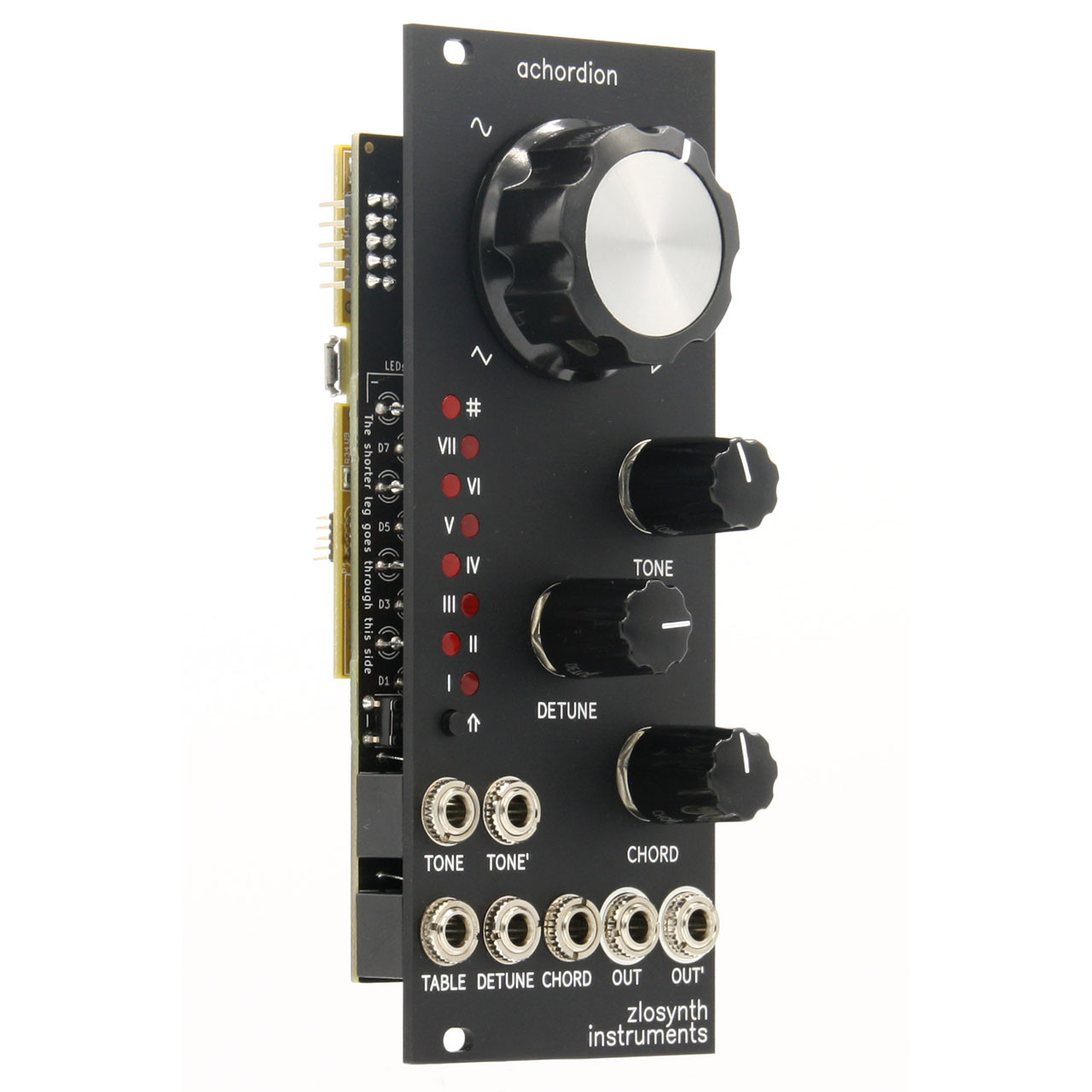 Zlosynth Achordion Eurorack Wavetable Oscillator Module (Black) at
