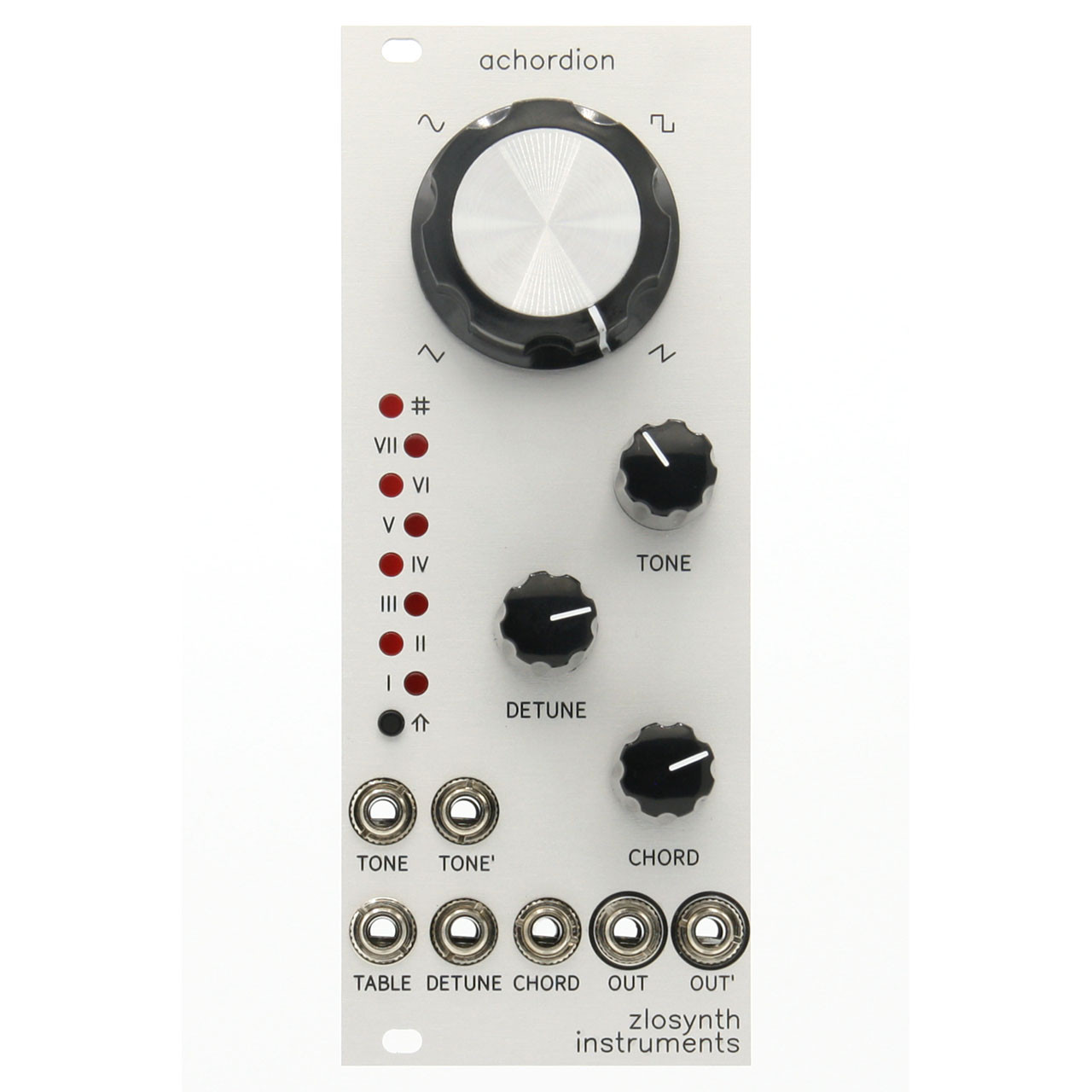 Zlosynth Achordion Eurorack Wavetable Oscillator Module (Silver) main image
