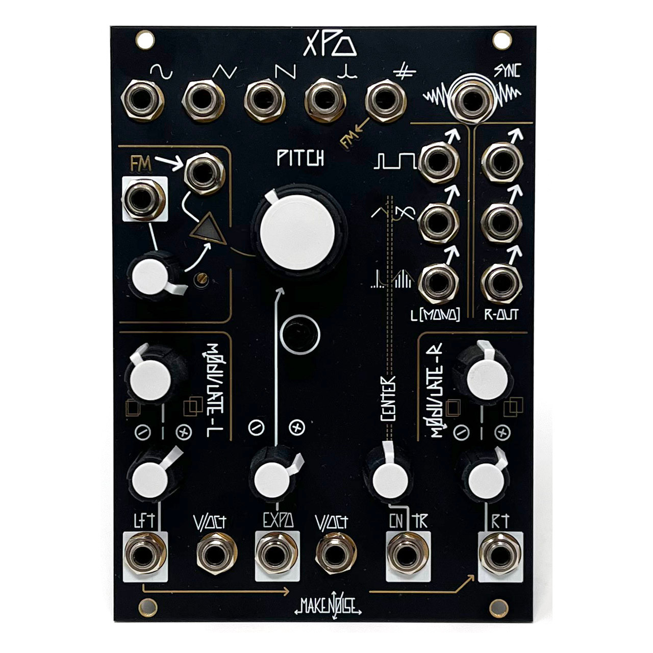 Make Noise XPO Eurorack Stereo Prismatic Oscillator Module (Pre-owned) main image