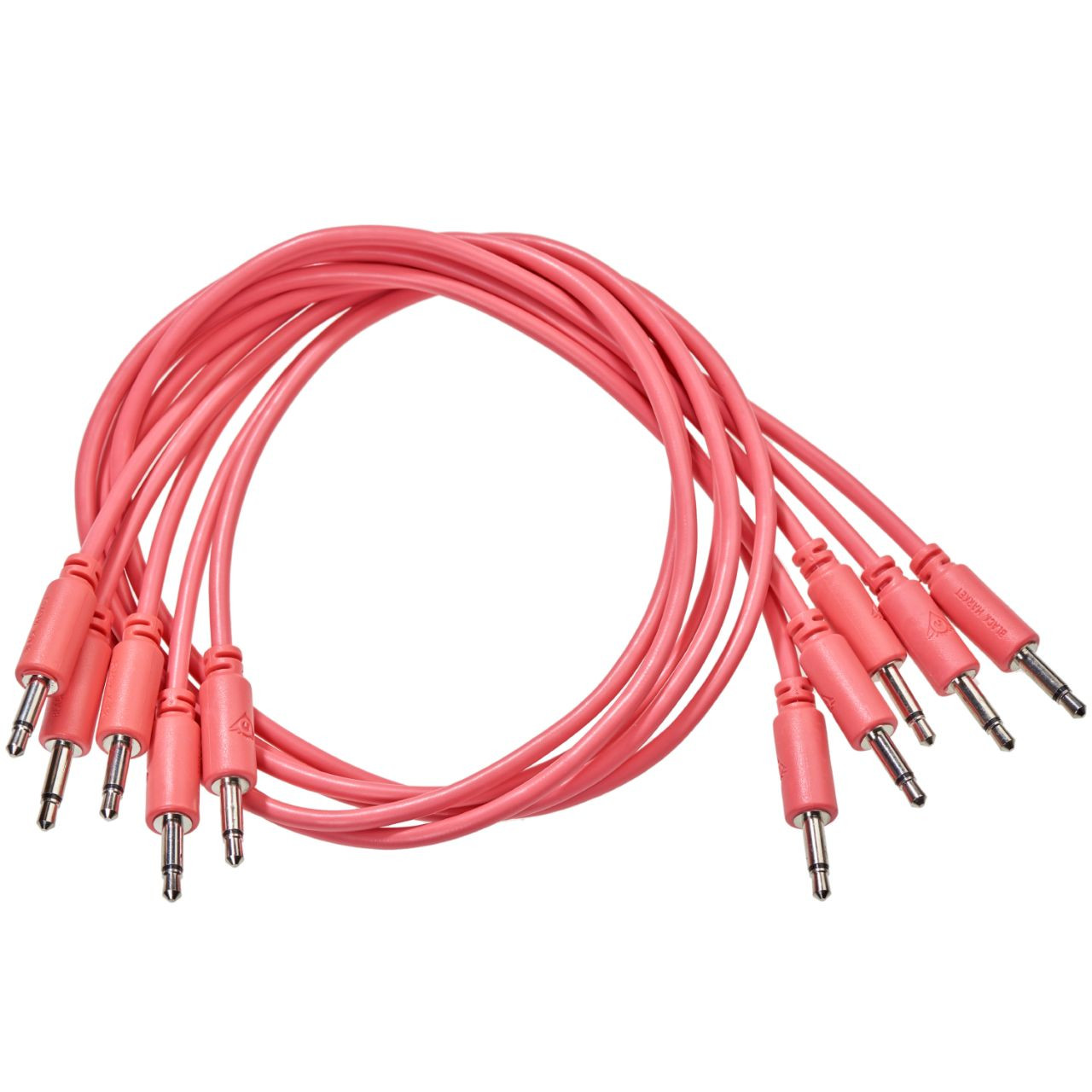 Black Market Modular Eurorack Patch Cables (150cm - Peach - 5 Pack) image 2